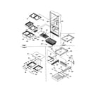 Kenmore 59679279992 shelving assembly diagram