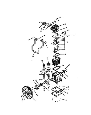 Compressor pump diagram