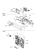 Facade dispenser cover/elec. brkt.