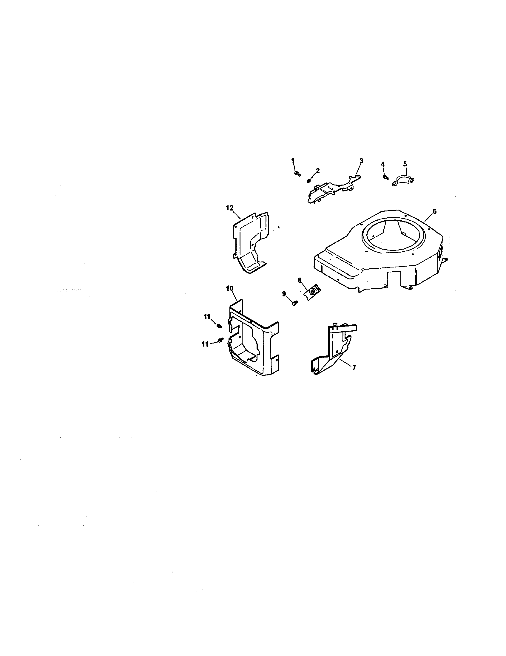 Blower housing and baffles
