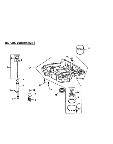 Oil pan/lubrication