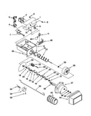 Motor and ice container