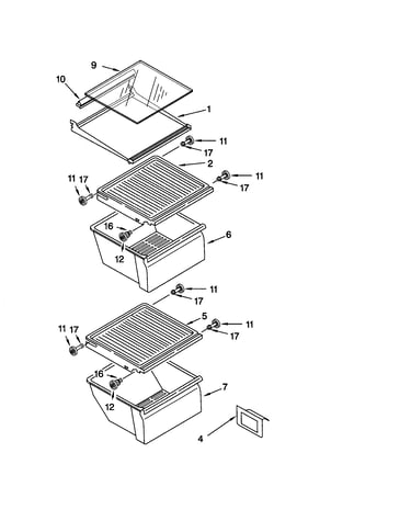 Refrigerator shelf