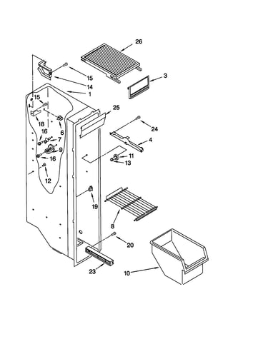 Freezer liner