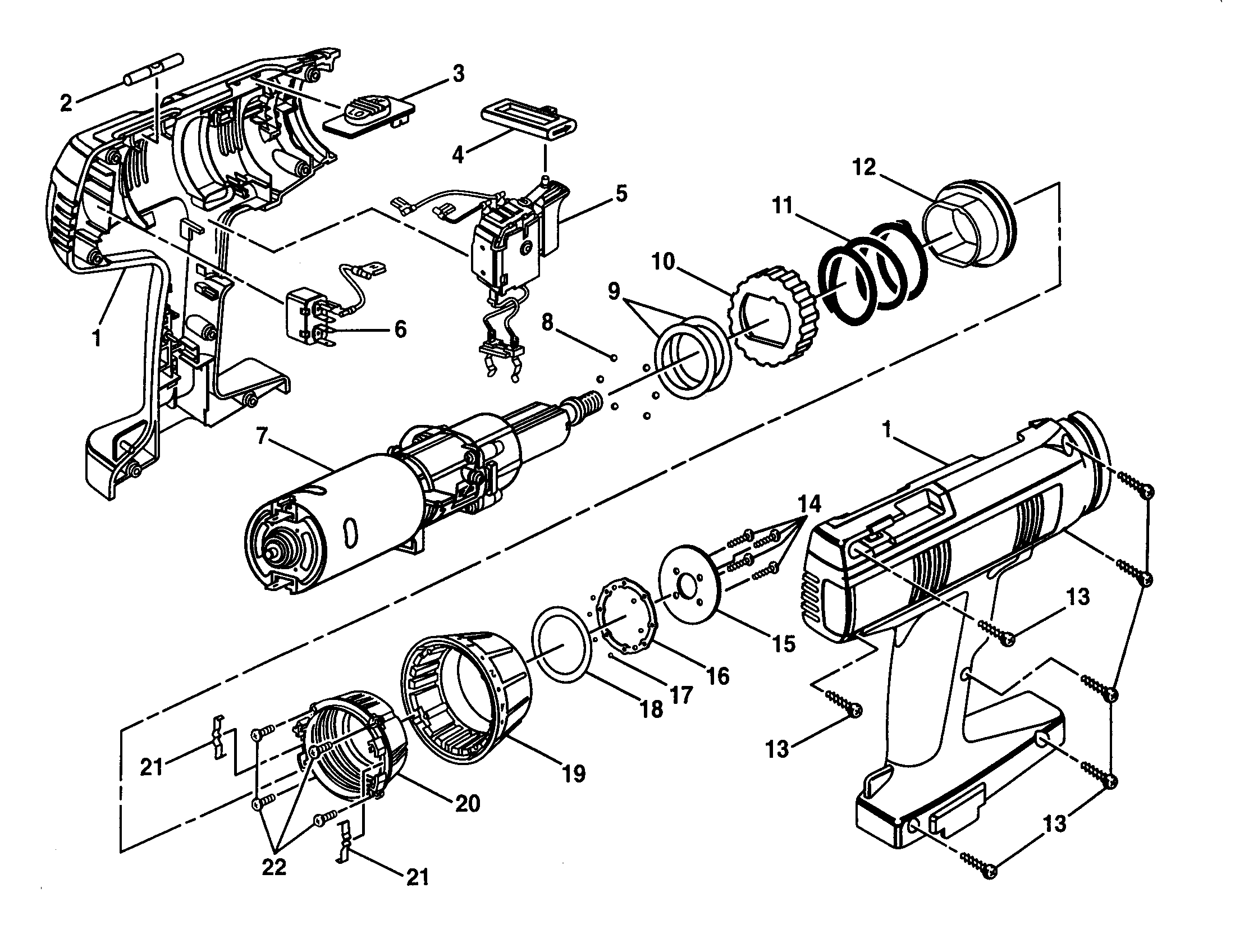Housing/motor