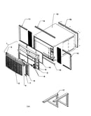 Outercase/curtains/front assembly
