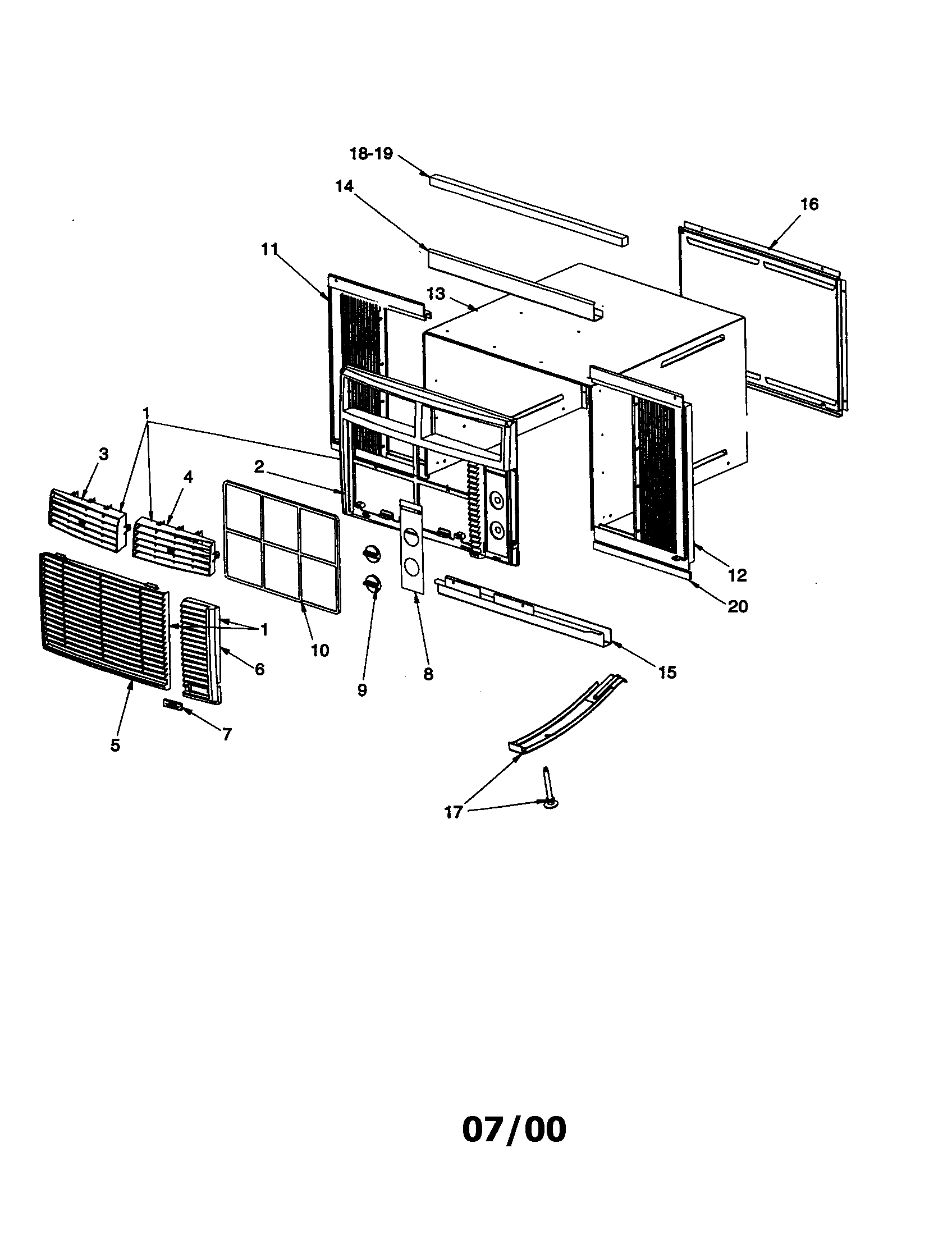 OUTER CASE ASSEMBLY