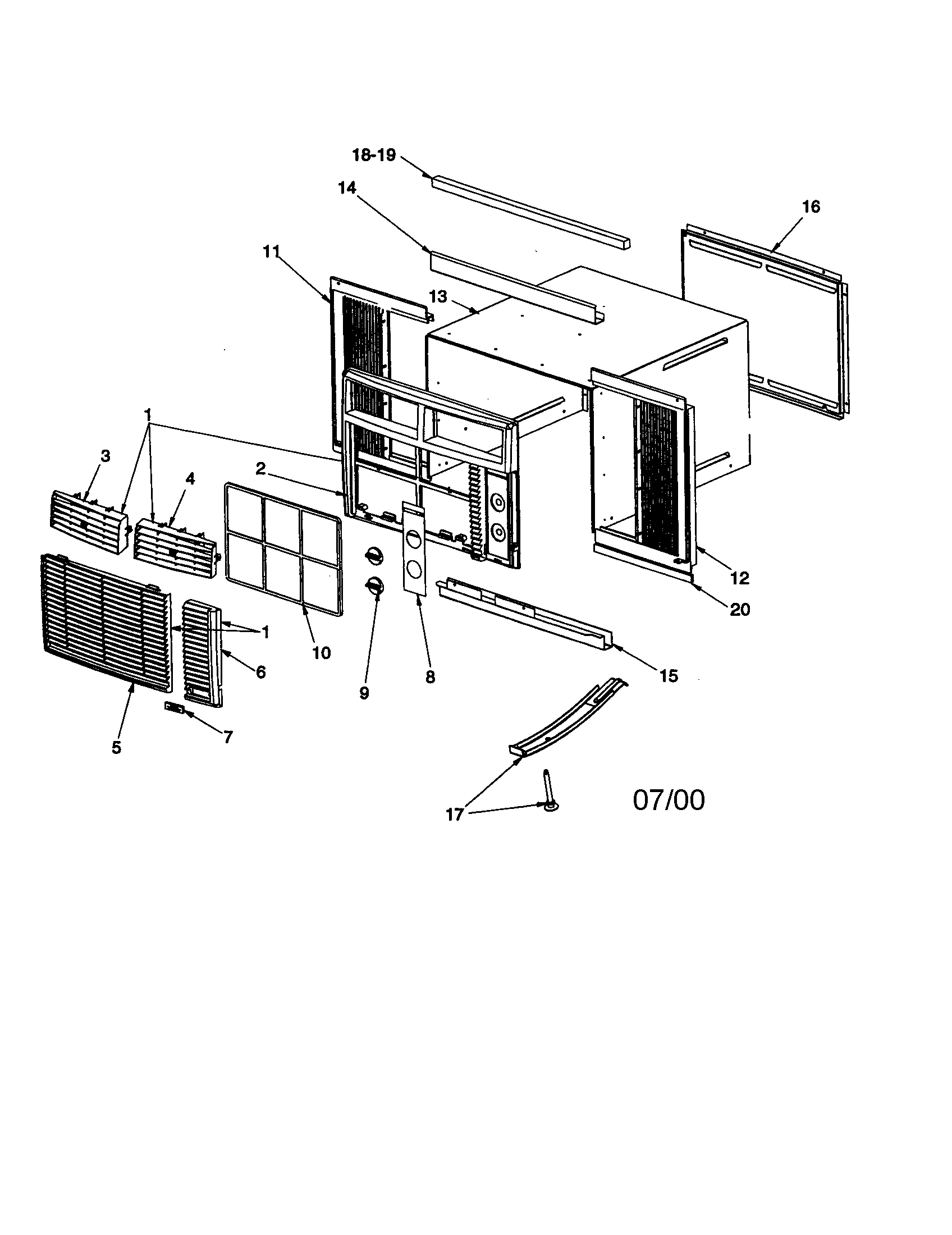 OUTER CASE ASSEMBLY