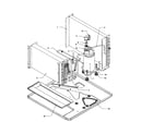 Amana RE18090C2D REV D evaportator/condenser/compressor diagram