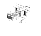 Amana RC04880A1X outer case assembly diagram