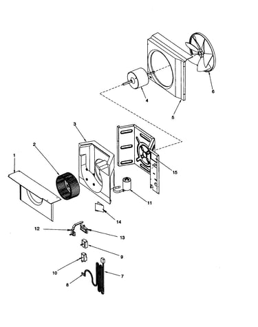 Center partition assembly/controls