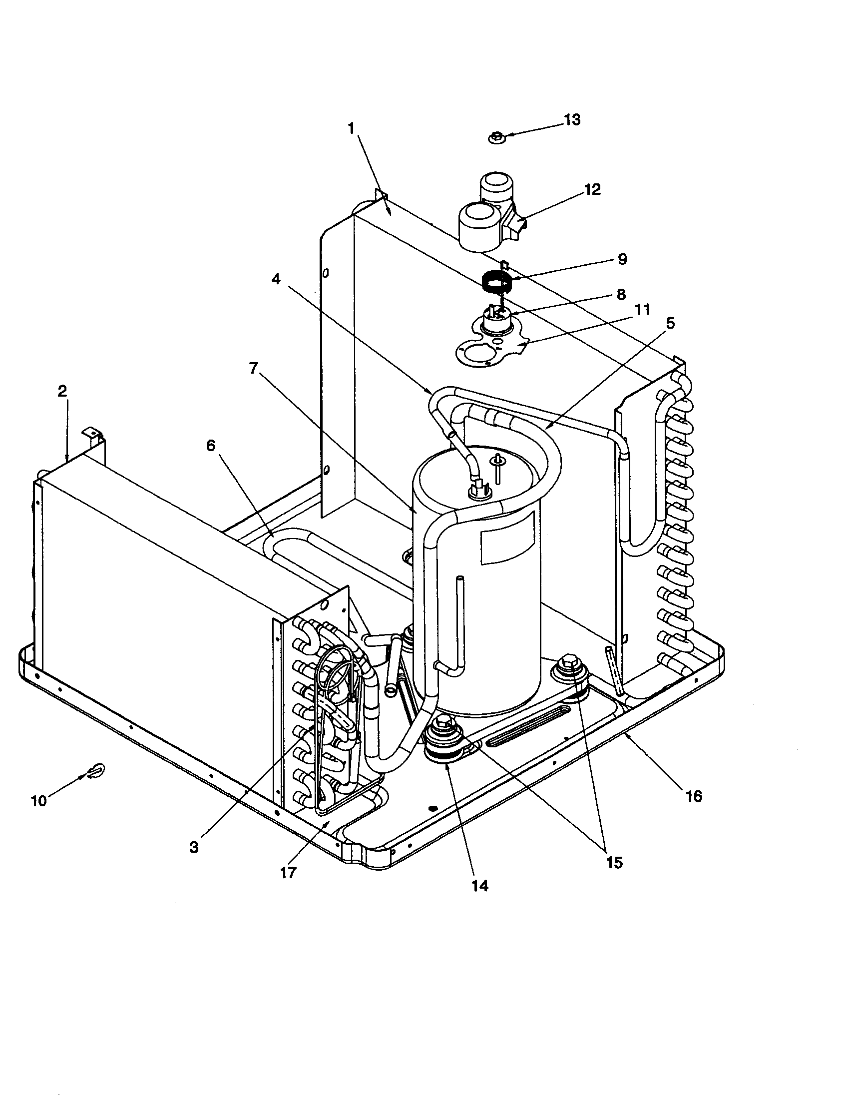 EVAPORATOR/CONDENSER/COMPRESSOR