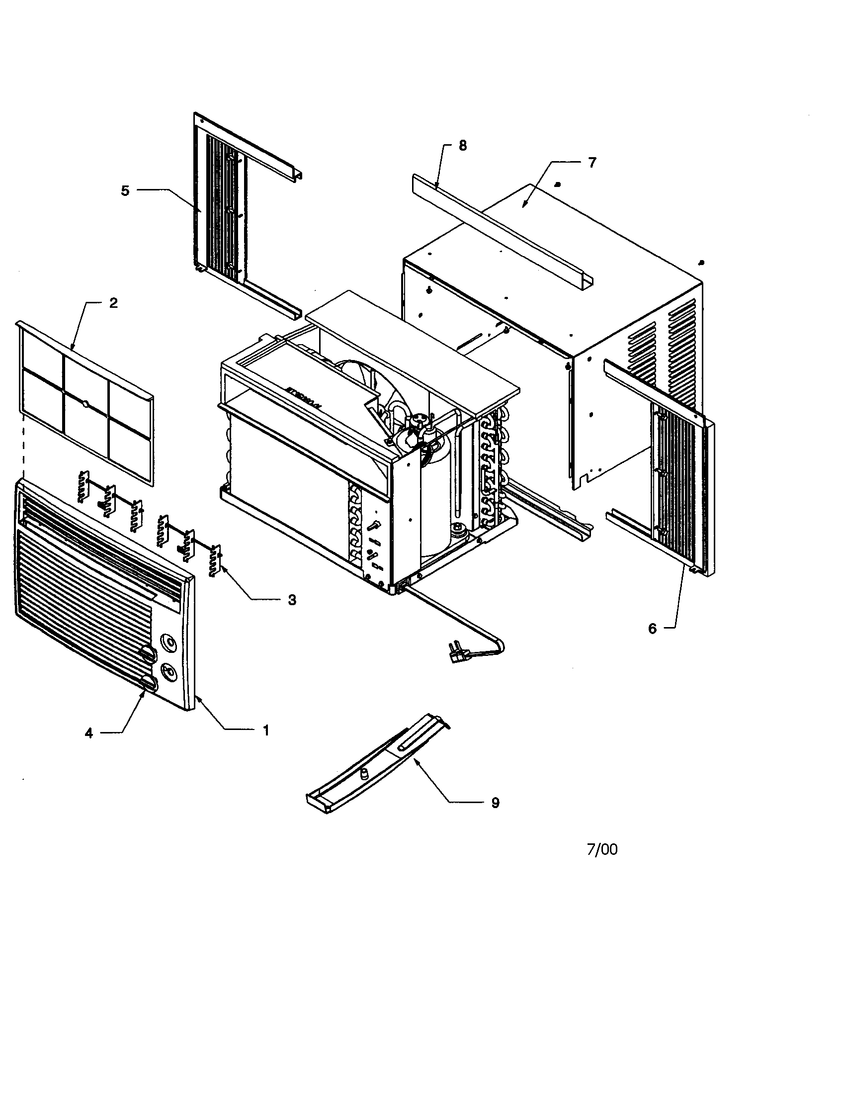 OUTER CASE ASSEMBLY