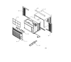 Amana RC05090M1DR outer case assembly diagram