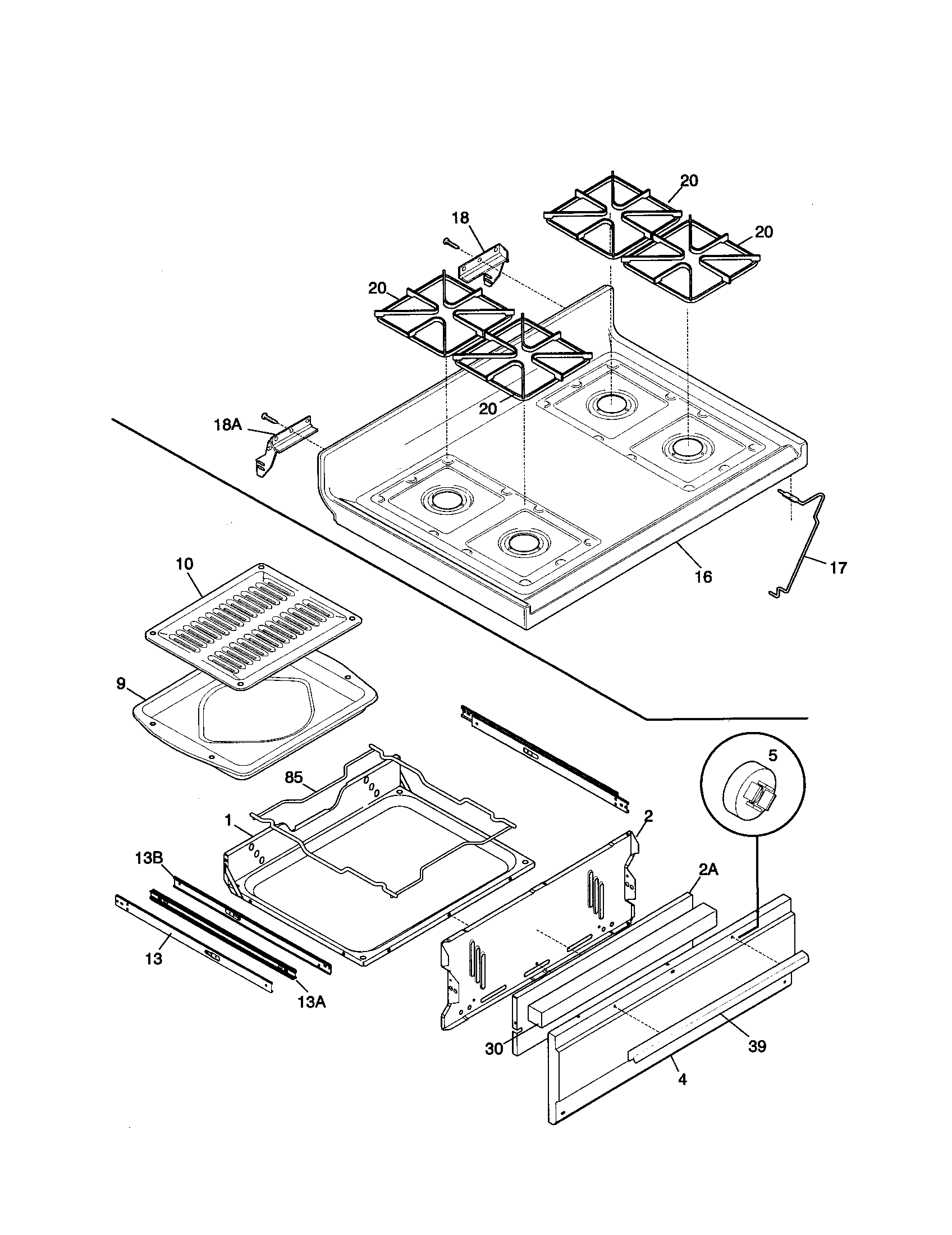 Top/drawer