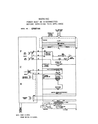 Wiring schematic cfmt144