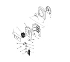 Amana RC07090A1D REV A fan and control assembly diagram
