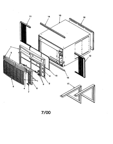 Outer case assembly