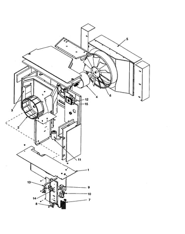 Fan and control assembly