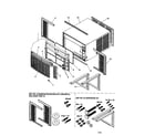 Amana RC18090C2DR outer case assembly diagram