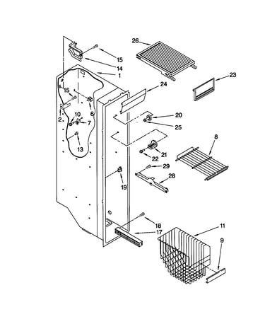Freezer liner