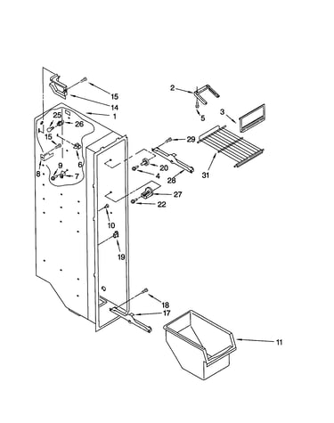 Freezer liner