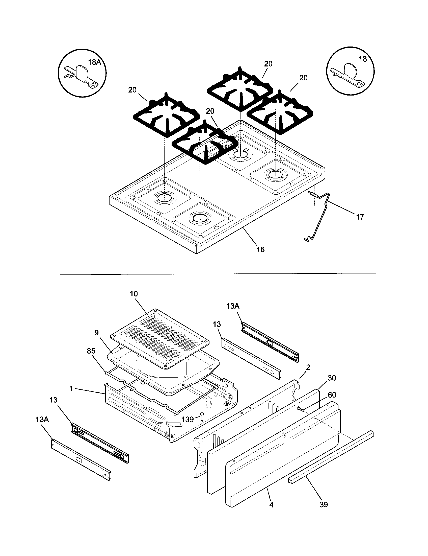 Top/drawer