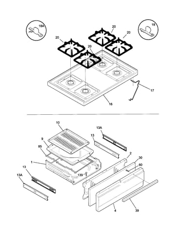 Top/drawer