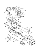 Motor and ice container