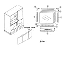 Mitsubishi VS-50805 projection tv diagram