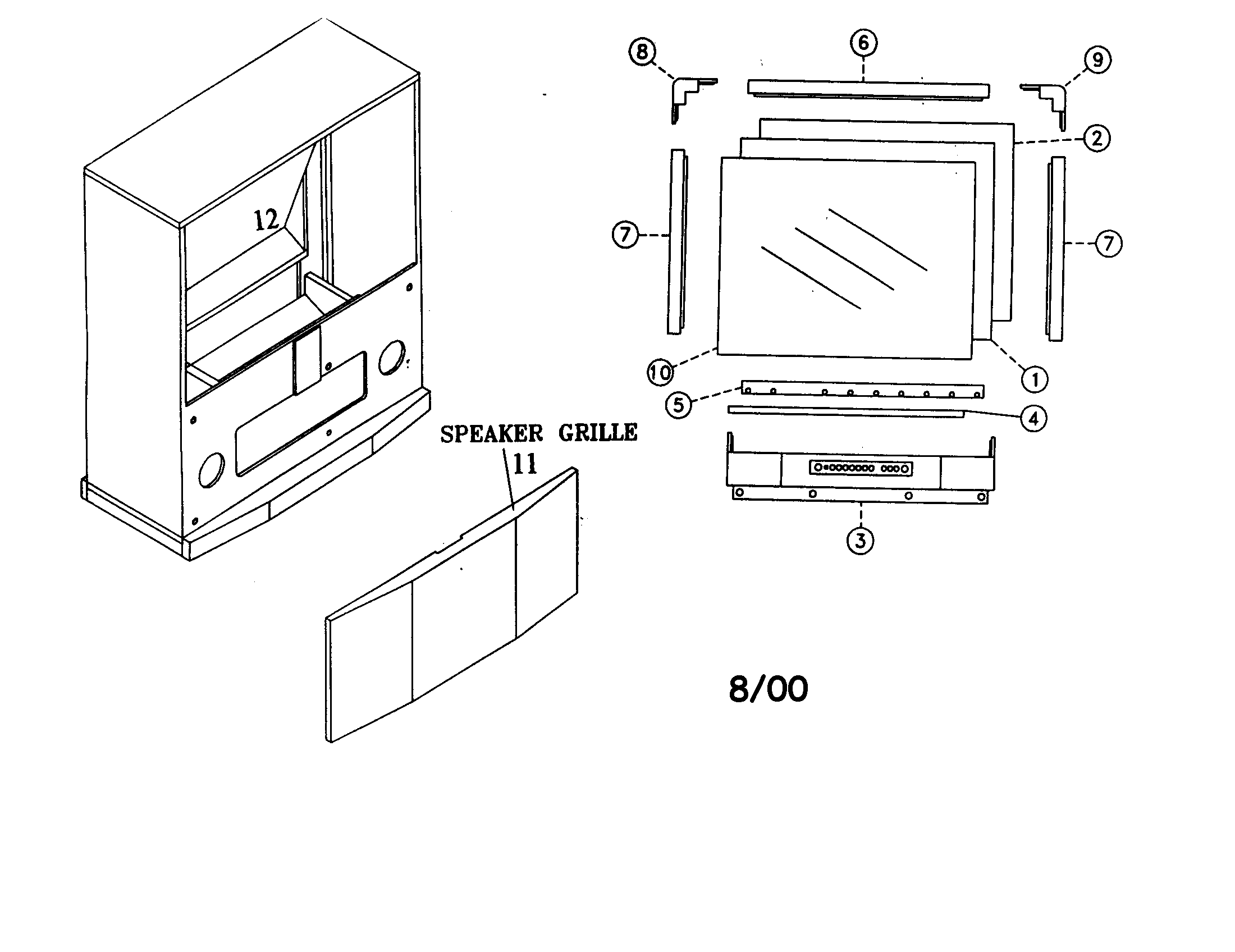 Projection tv