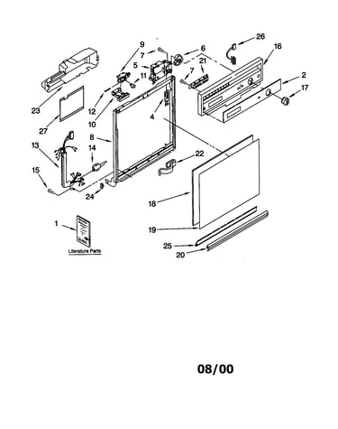 Frame and console