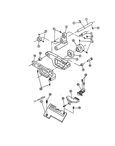 Main feed base/supporting shaft