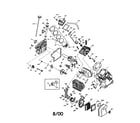 Craftsman 143996507 cylinder head/heat shield diagram