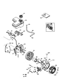 Flywheel/fuel tank