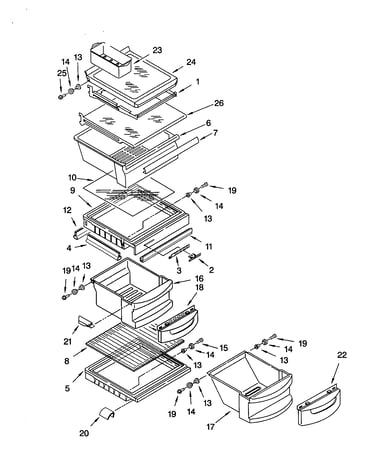 Refrigerator shelf