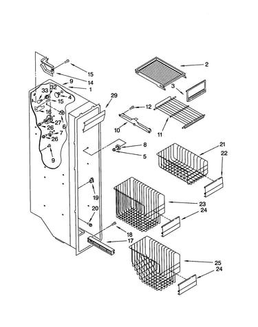 Freezer liner