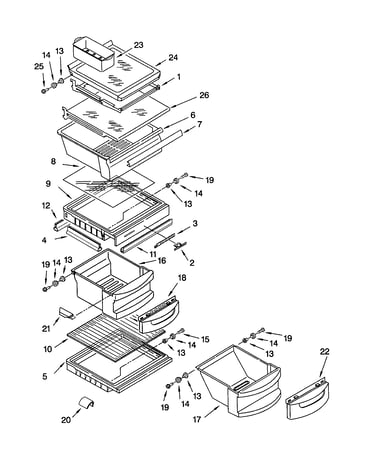 Refrigerator shelf