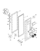 Refrigerator door