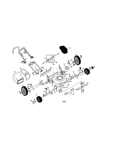 Craftsman rotary lawn mower