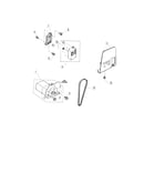 Motor/belt cover