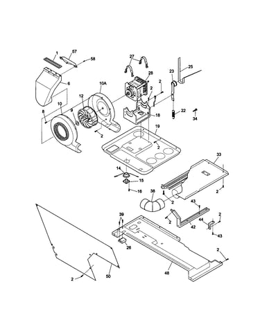 Pan-motor cradle