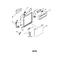 Kenmore 66515829000 frame and console diagram