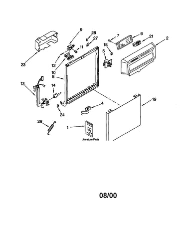 Frame and console
