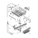 Kenmore 66515829000 upper dishrack and water feed diagram