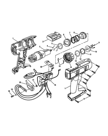 Motor/housing assembly