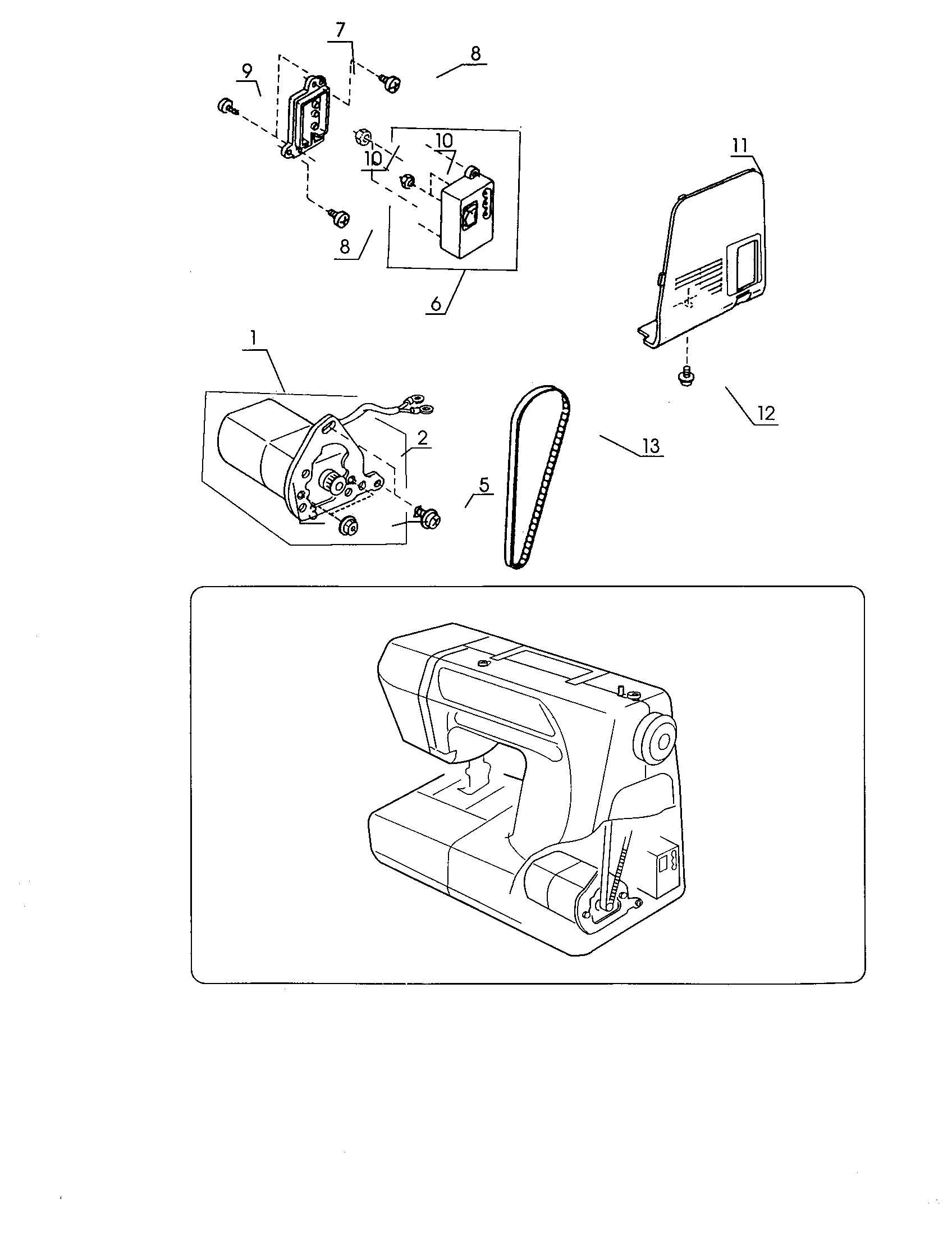 MOTOR/BELT