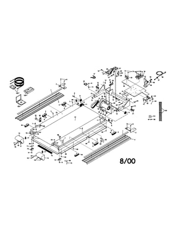 Walking belt/motor