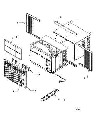 Outer case assembly