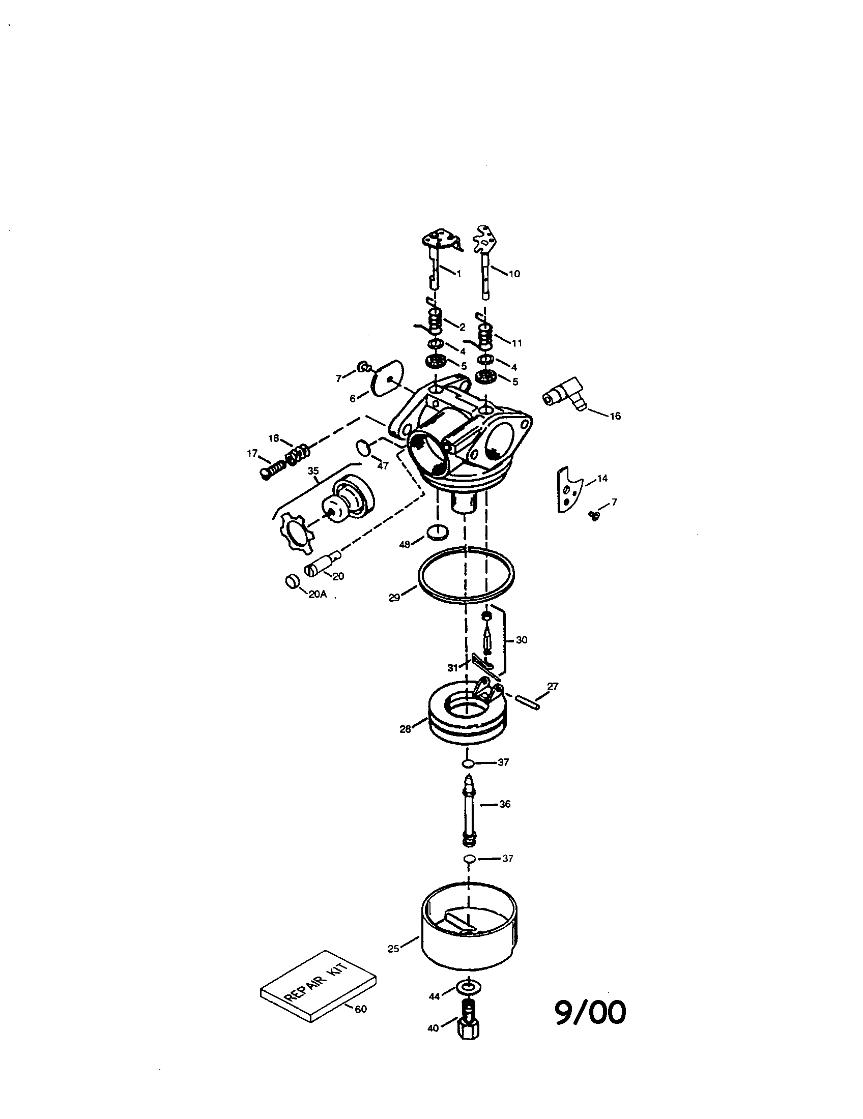 CARBURETOR 640278